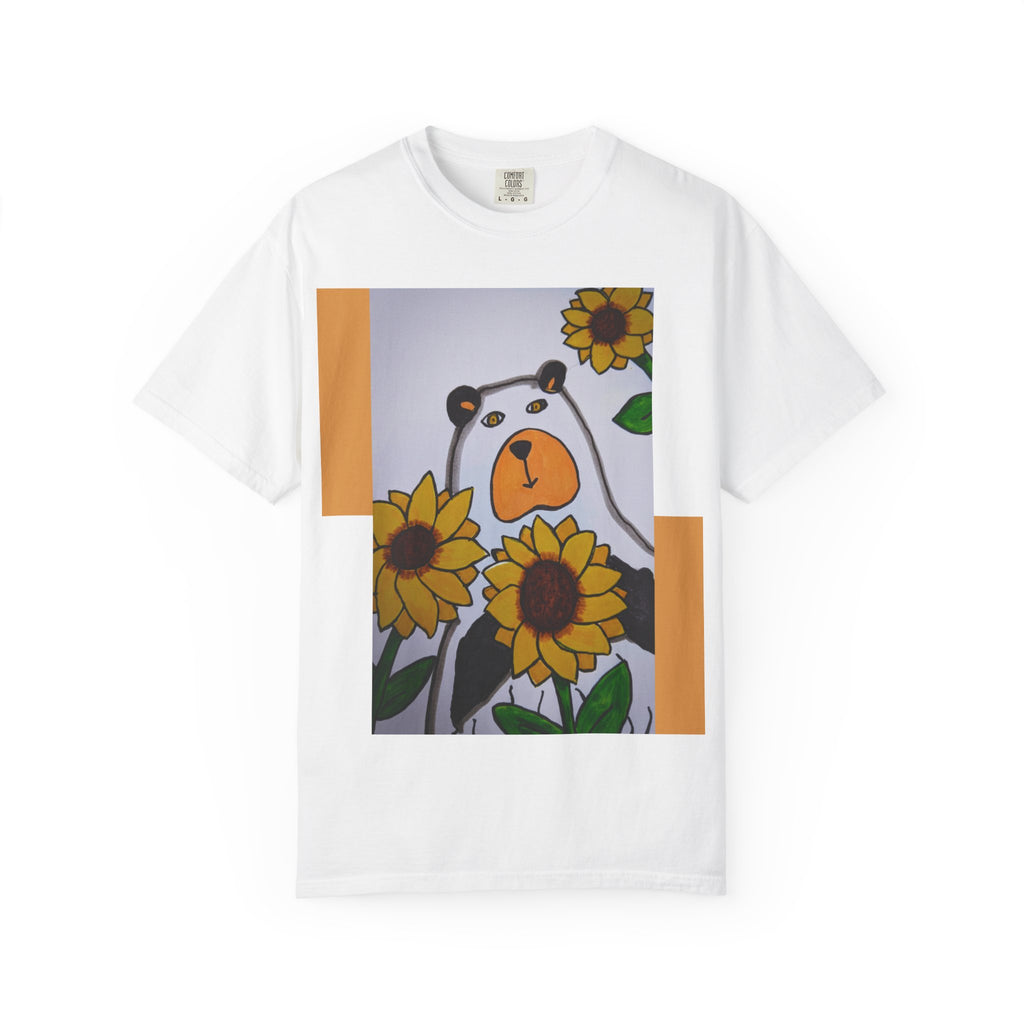Sunshine Sunflower Ghost Graphic T-Shirt —