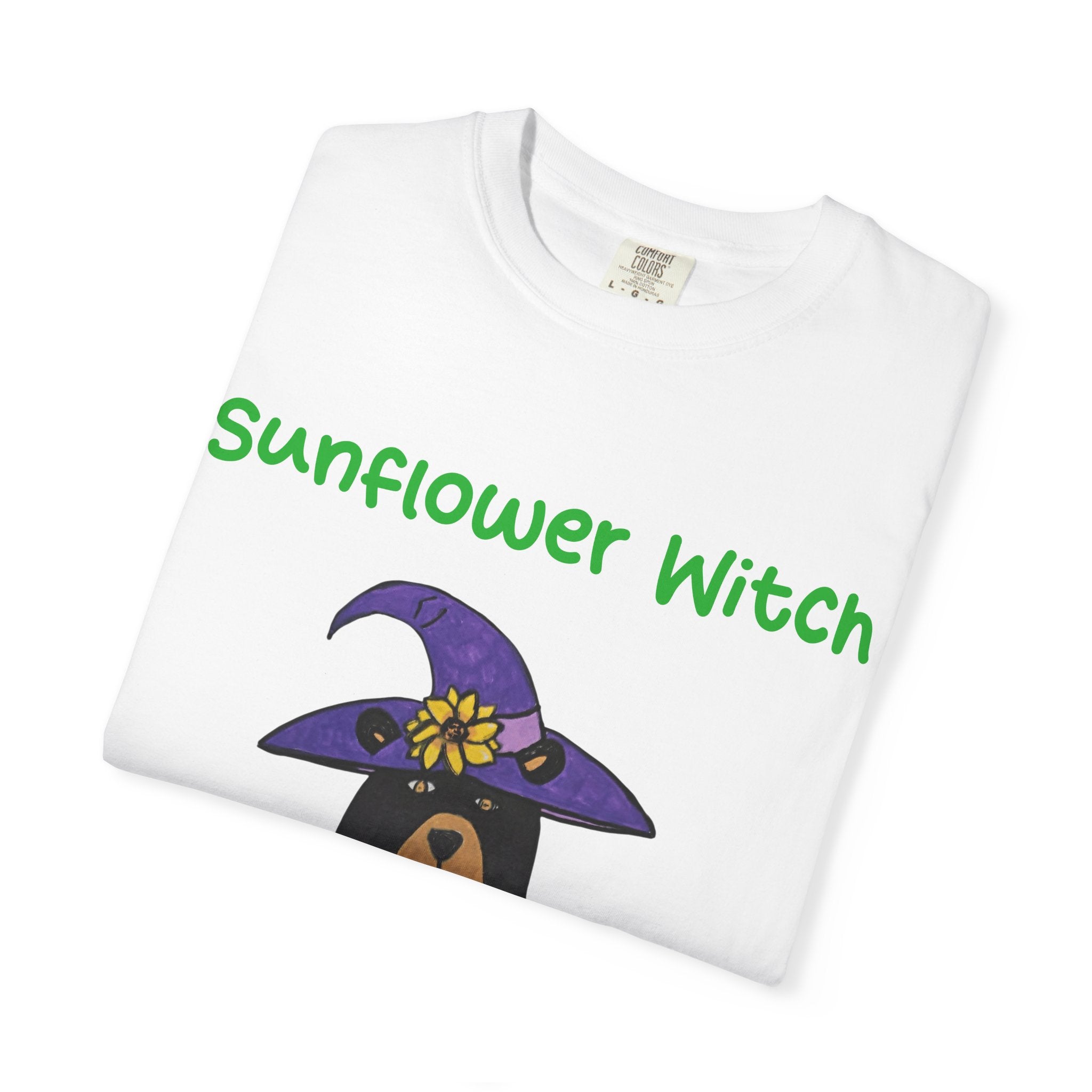 Sunflower Witch Bear T-Shirt