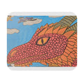 Dragon Sky Mouse Pad — Whimsical Fantasy Dragon Desk Mat