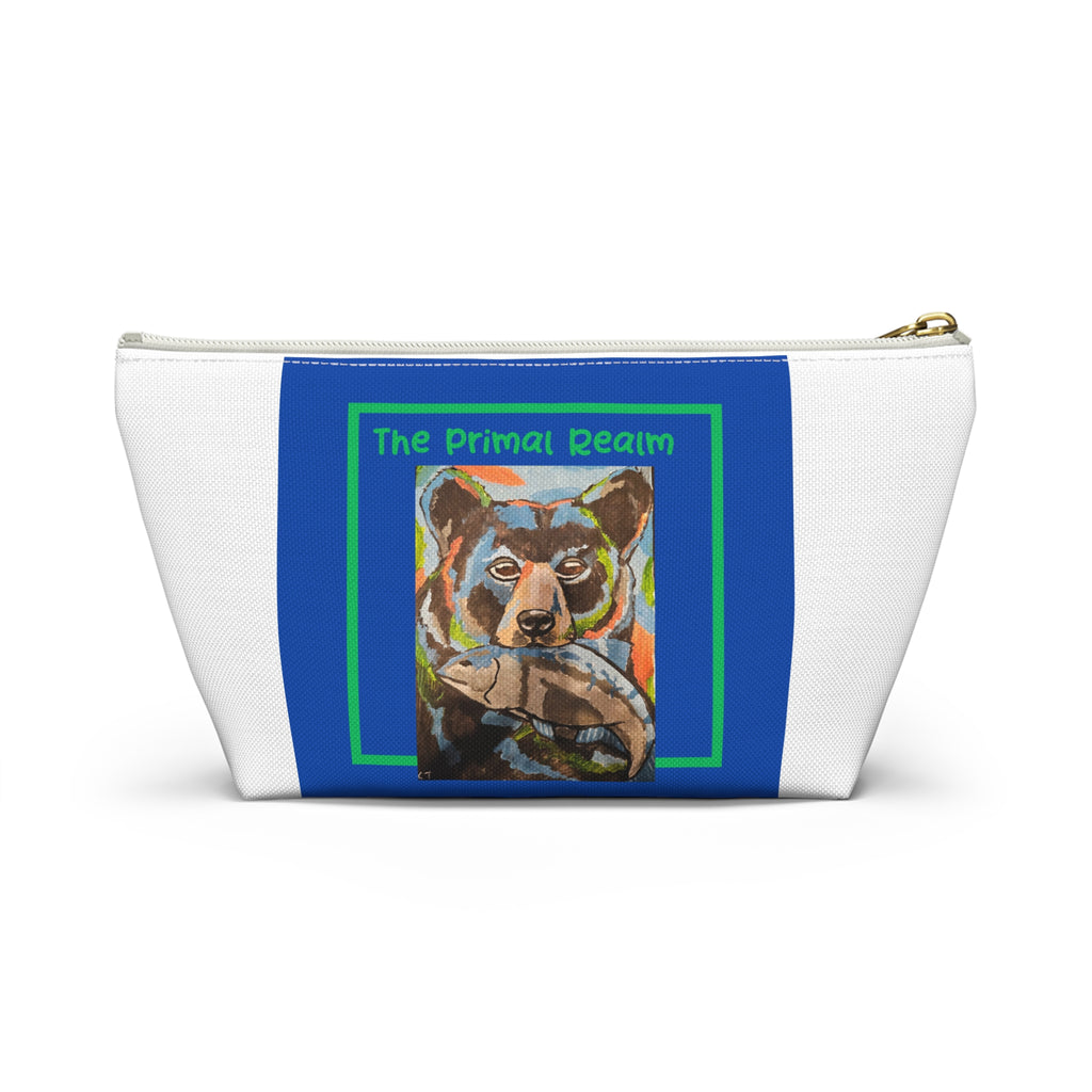 The Primal Realm Bear Accessory Pouch — T‑Bottom Cosmetic Bag