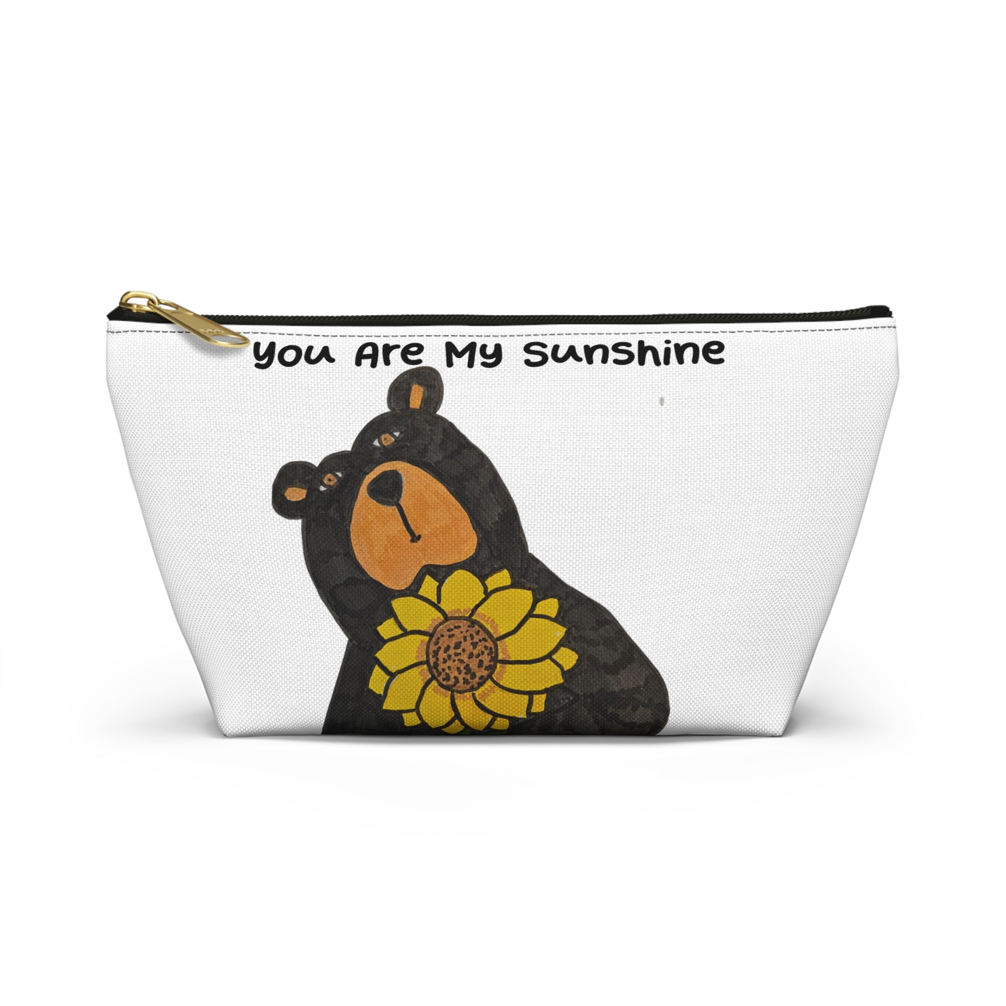 Whimsy Grr | You Are My Sunshine Bear Accessory Pouch — Cute Bear Makeup & Travel Bag