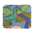 Dragon Landscape Mouse Pad — Epic Fantasy Dragon Desk Mat