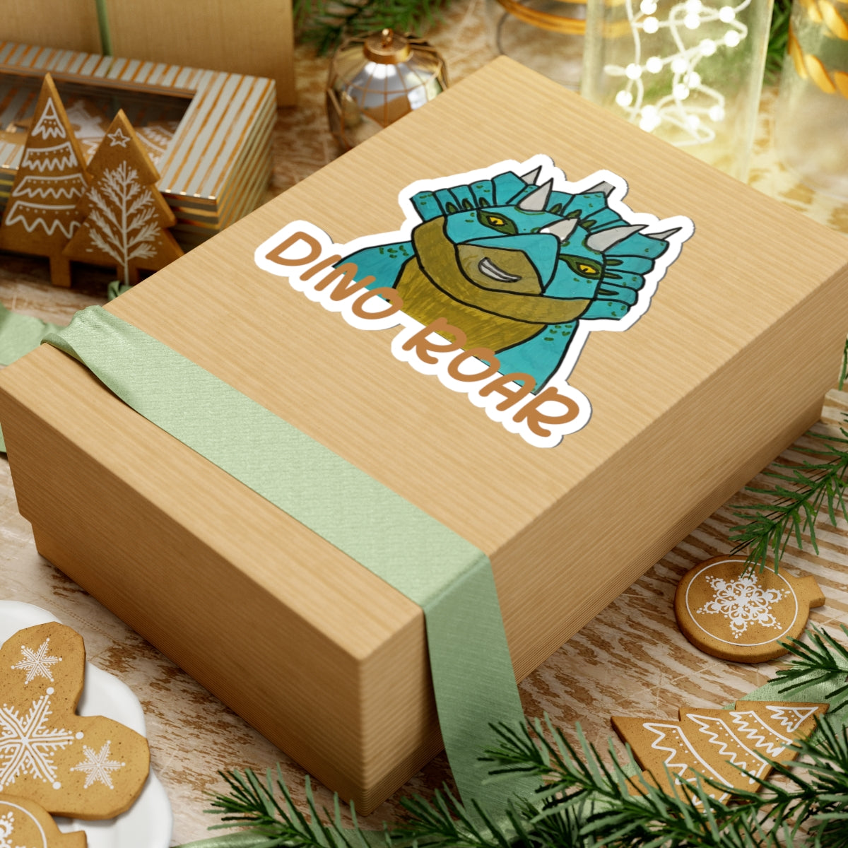 Dino Roar Kiss-Cut Stickers