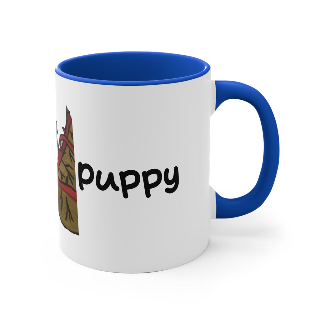 Fantasy Puppy Mug — Dragon Logo Accent Coffee Cup