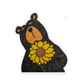 Sunshine | Sunflower Bear Kiss-Cut Vinyl Decals — Whimsy Grr