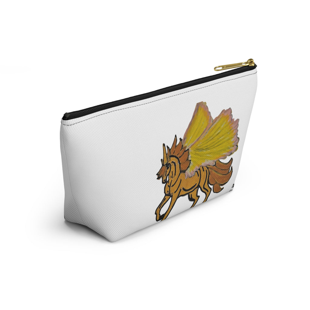 Pegasus Winged Horse Accessory Pouch – Yellow Fantasy Makeup Bag