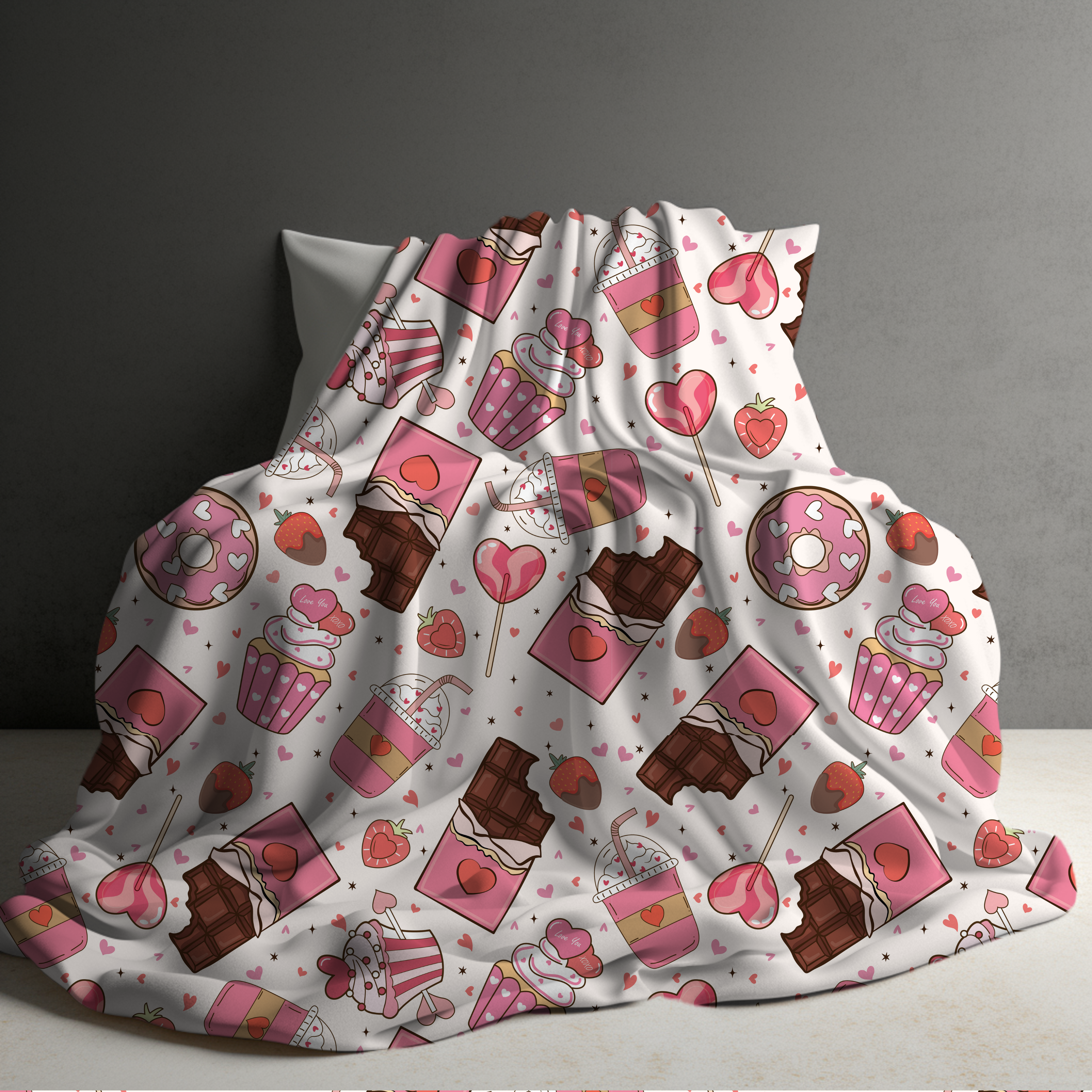 Blanket - Chocolate & Cupcakes