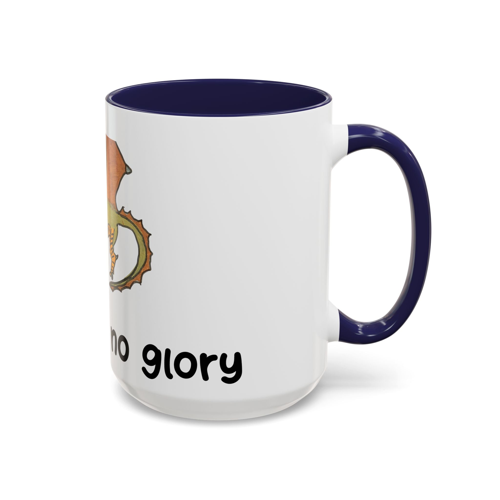 No Wings No Glory Accent Mug (11oz & 15oz)