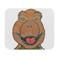 Rexalty the T-Rex Mouse Pad — Funny Dinosaur Desk Mat