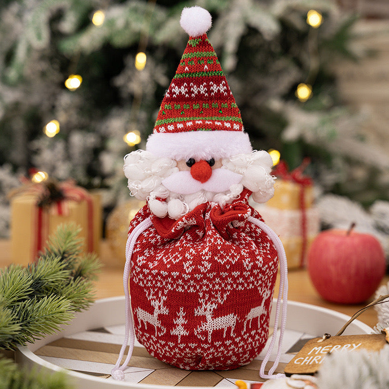 Santa Sack Friends Decor - Holiday Christmas