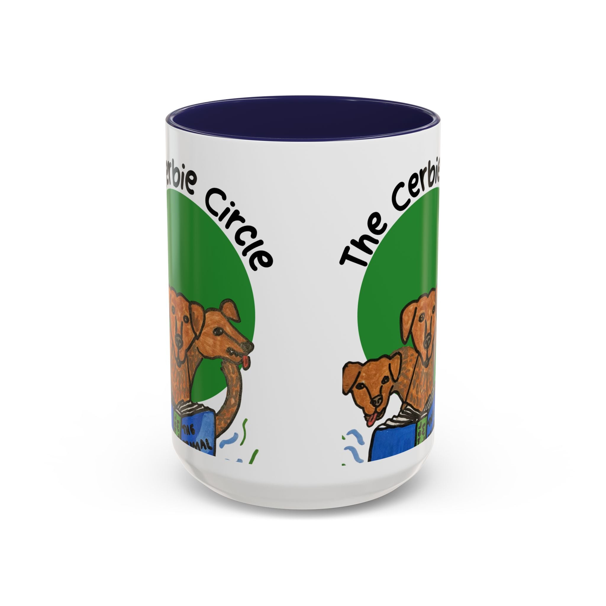 The Cerbie Circle Accent Mug (11oz & 15oz) — Primal Realm Book Club