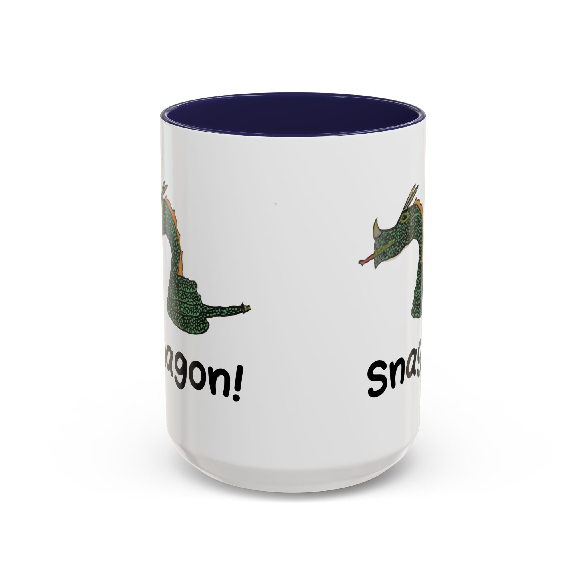 Snagon! Dragon Coffee Mug — Funny Fantasy Accent Mug (11/15oz)