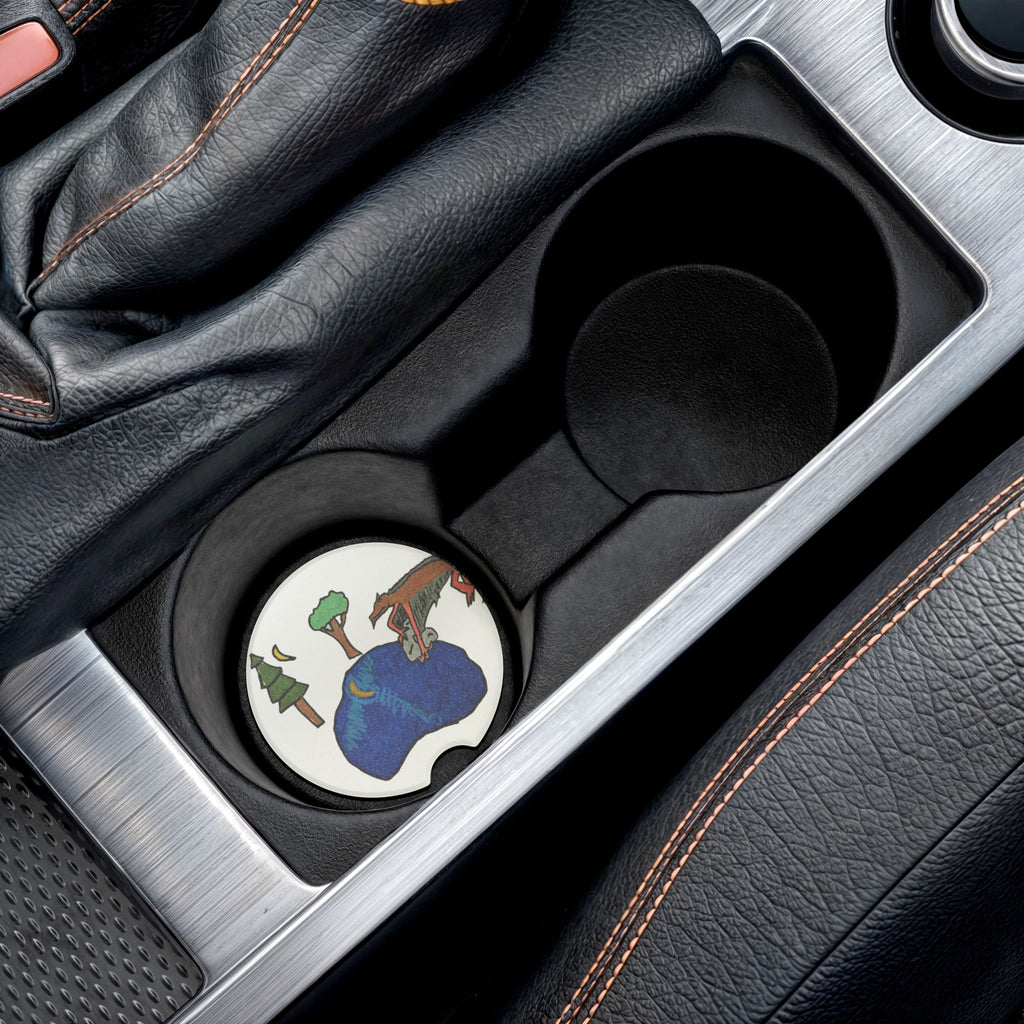 Wyvern Soapstone Car Coaster