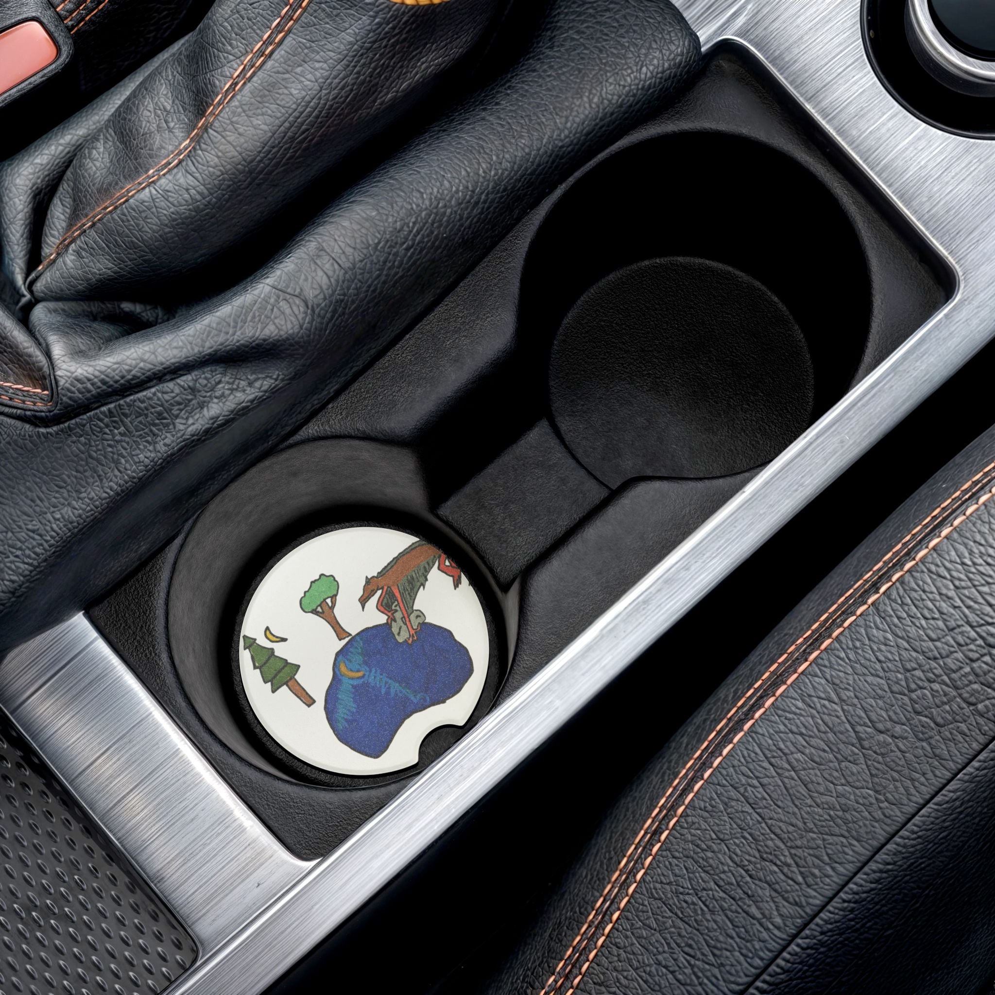 Wyvern Soapstone Car Coaster