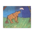 Whimsy Grr | Bear in the Woods Matte Canvas Wall Art