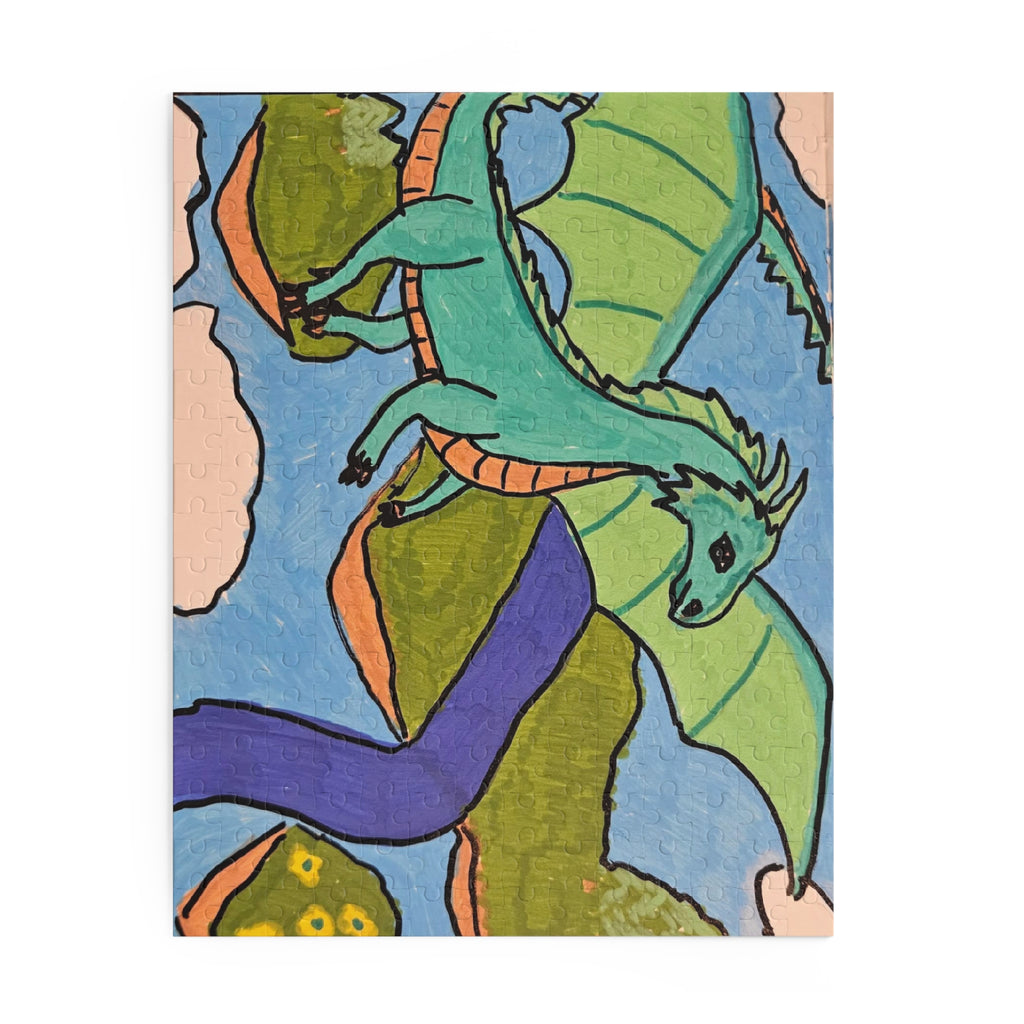 Dragon Landscape Puzzle (120, 252, 500-Piece)