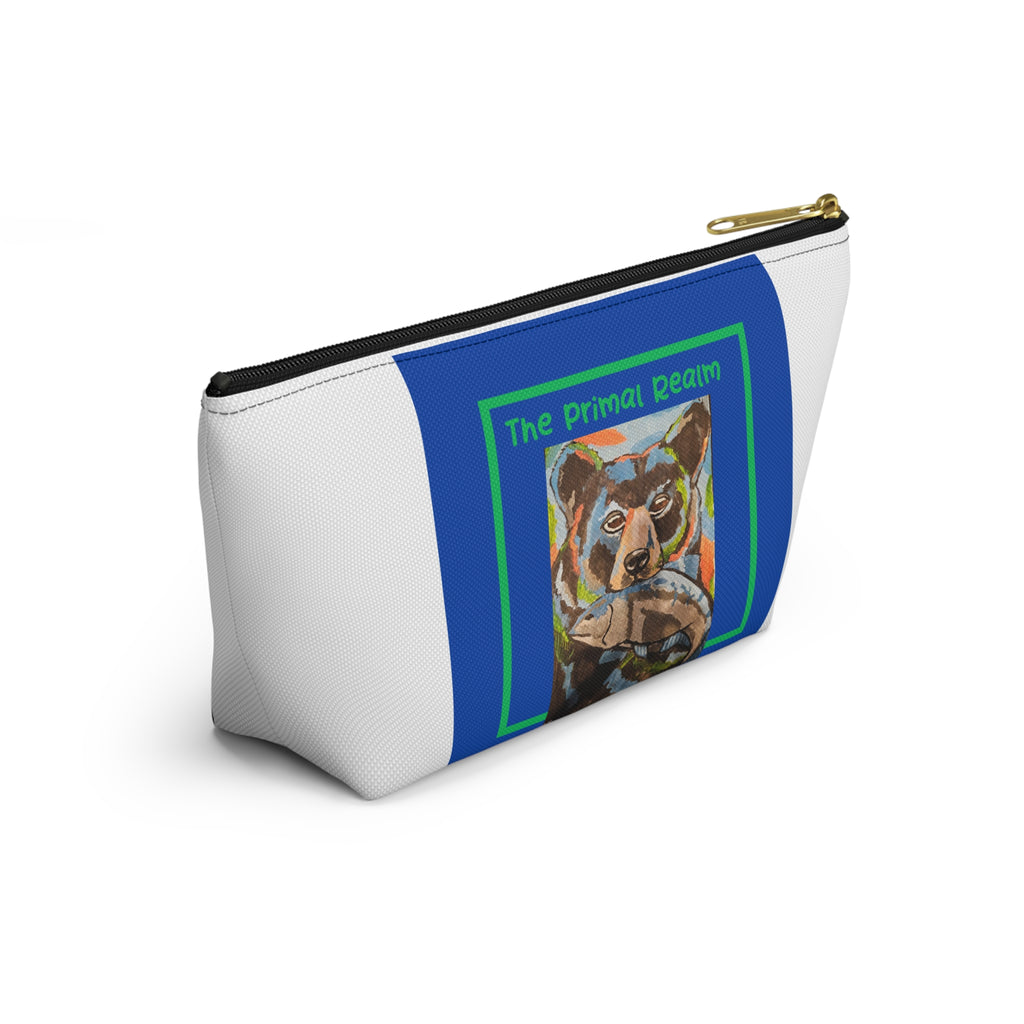 The Primal Realm Bear Accessory Pouch — T‑Bottom Cosmetic Bag