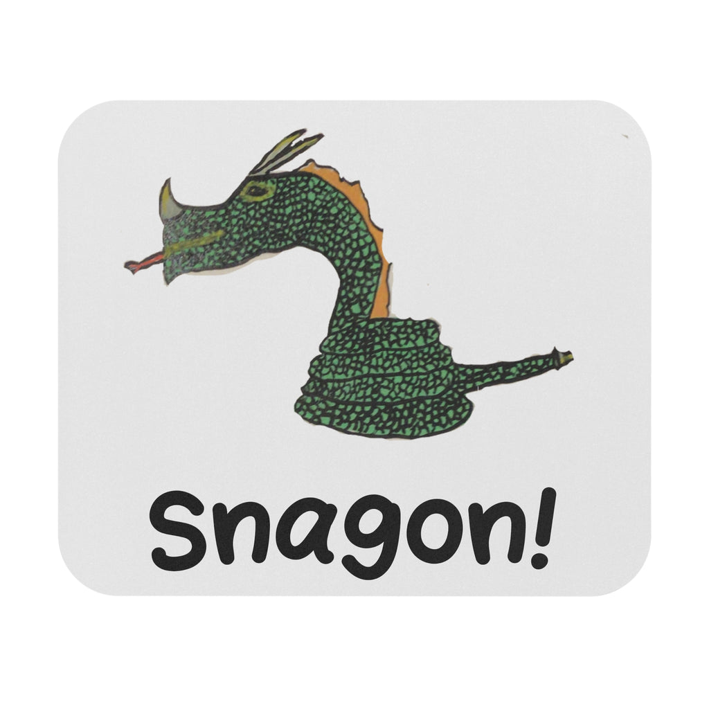 Snagon! Mouse Pad — Whimsical Fantasy Creature Desk Mat