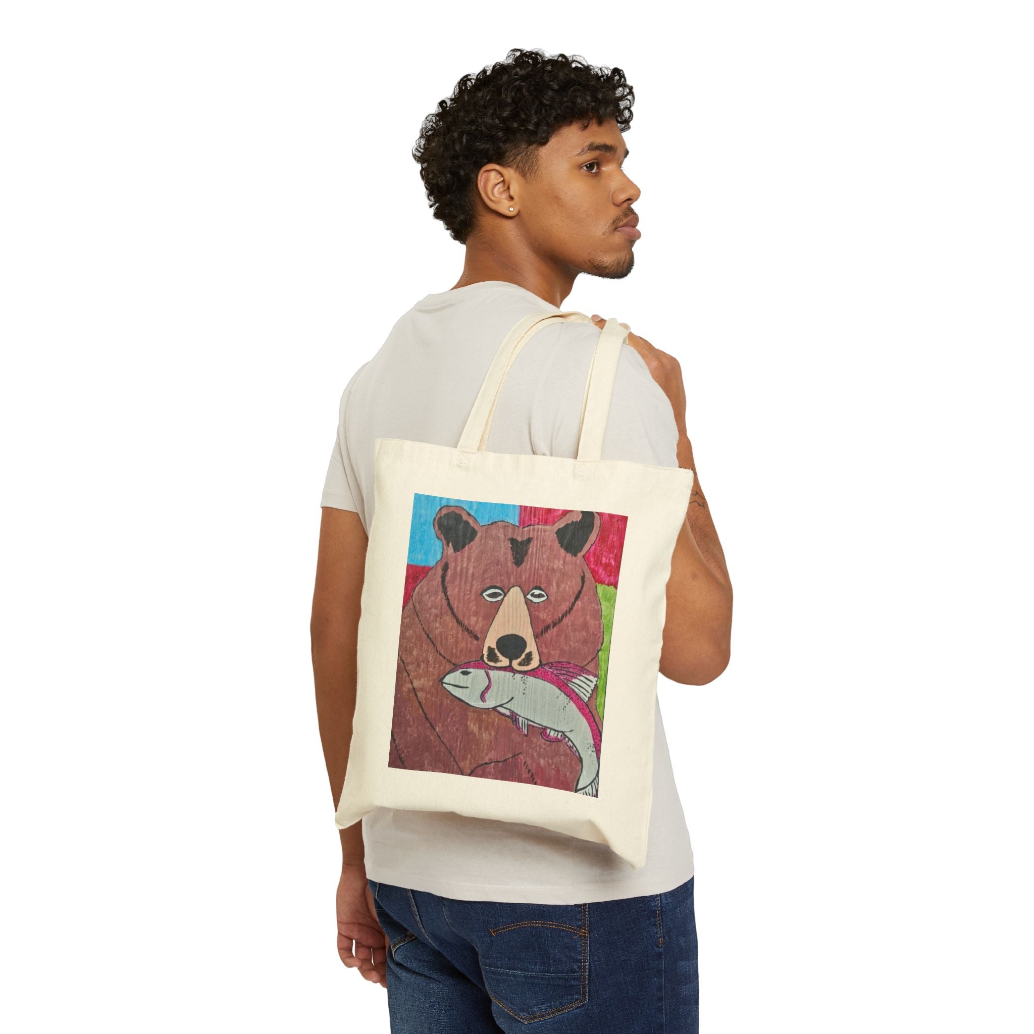 whimsy grr Cotton Canvas Tote Bag