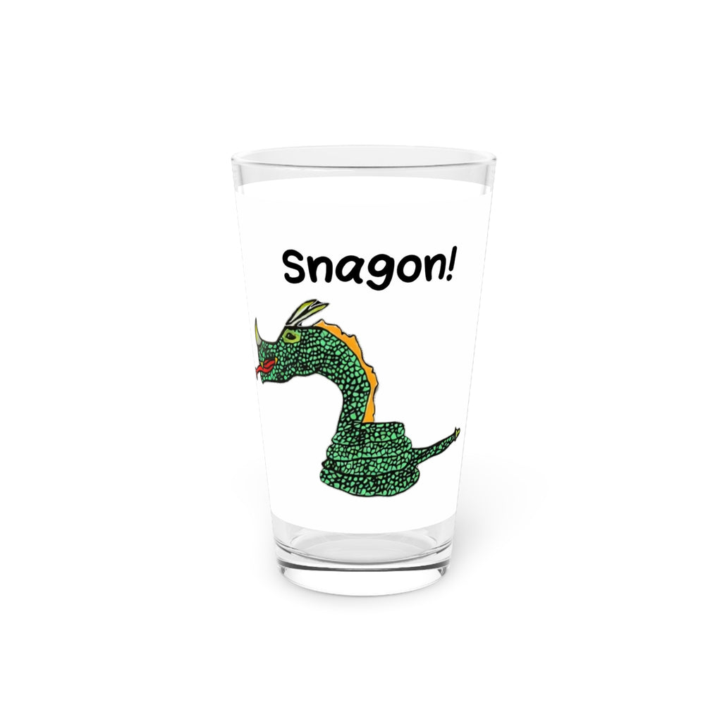 Snagon! Pint Glass, 16oz