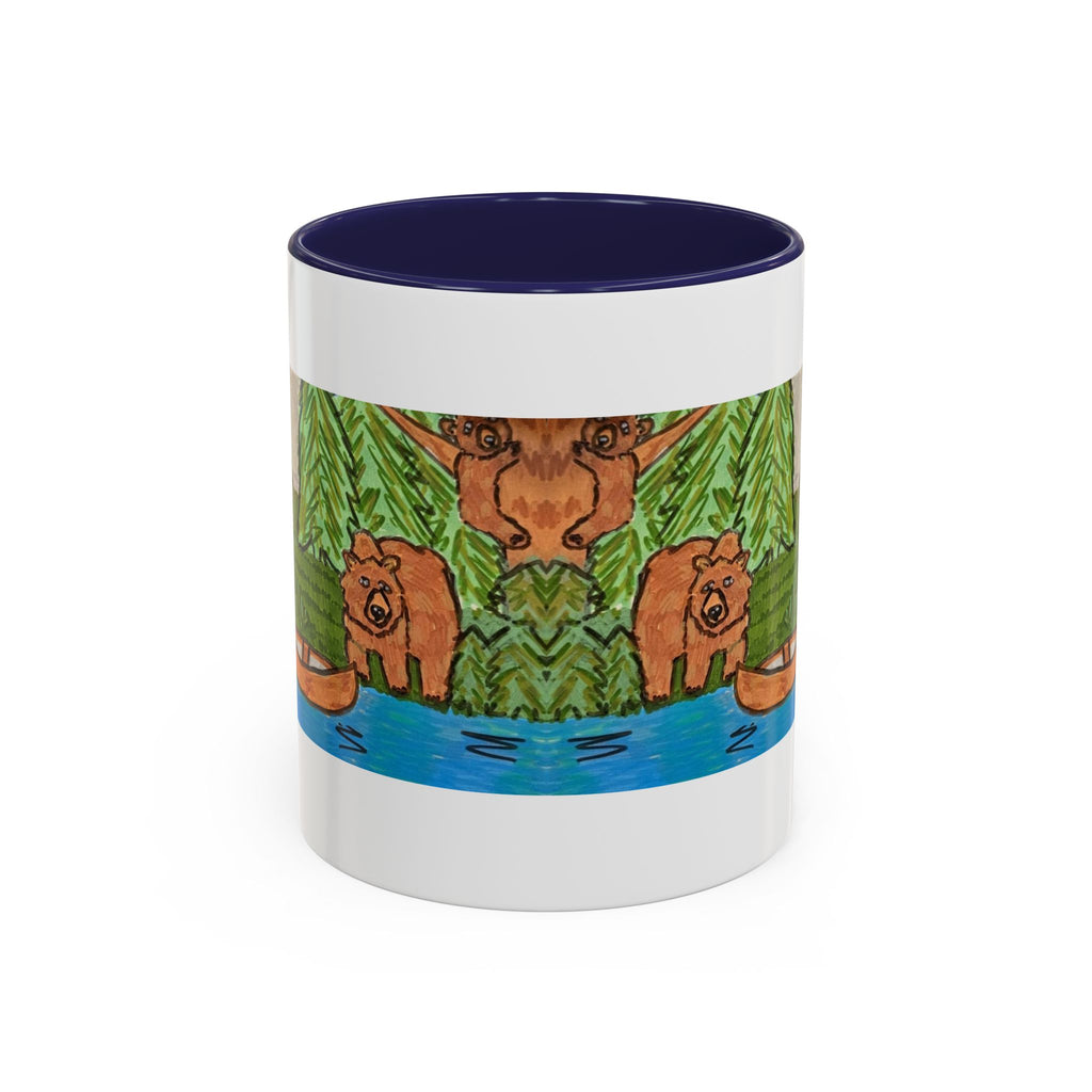 Whimsy Grr | Cabin Bear 11oz Accent Mug