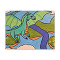 Dragon Landscape Canvas Art — Whimsical Fantasy Wall Decor (Matte Stretched)