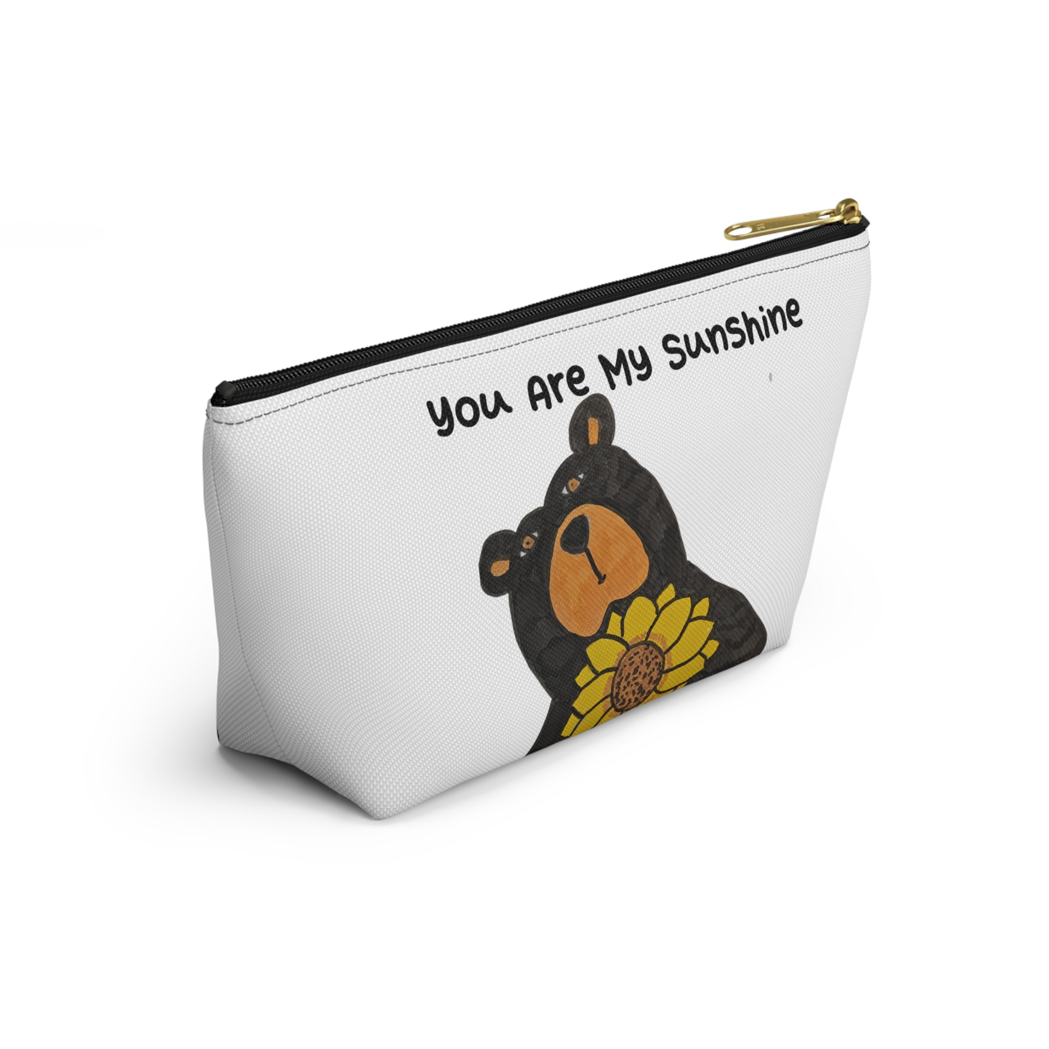 Whimsy Grr | You Are My Sunshine Bear Accessory Pouch — Cute Bear Makeup & Travel Bag