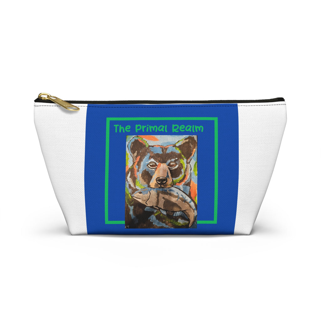 The Primal Realm Bear Accessory Pouch — T‑Bottom Cosmetic Bag