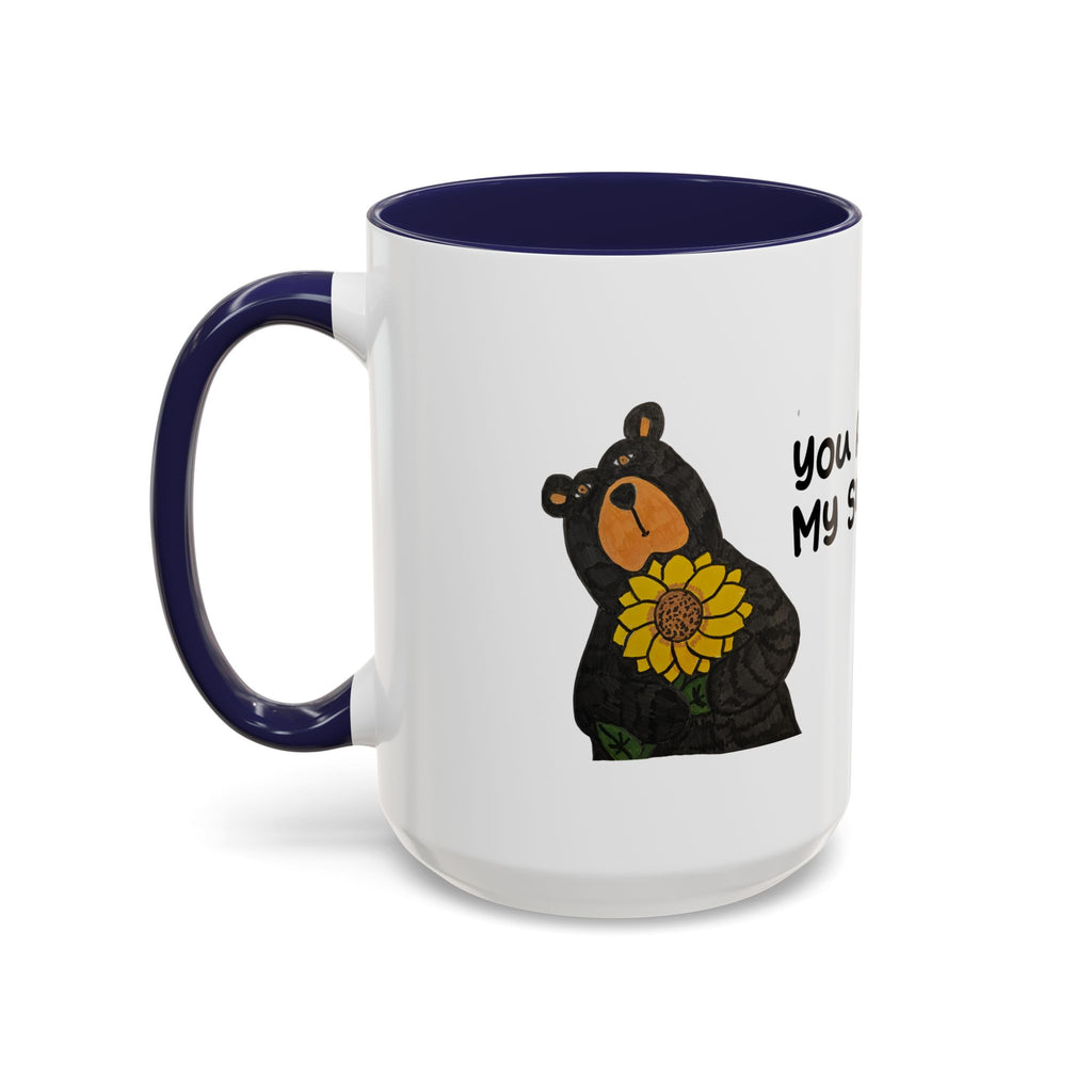 Sunshine | You Are My Sunshine Bear Accent Mug (11oz & 15oz) — Whimsy Grr