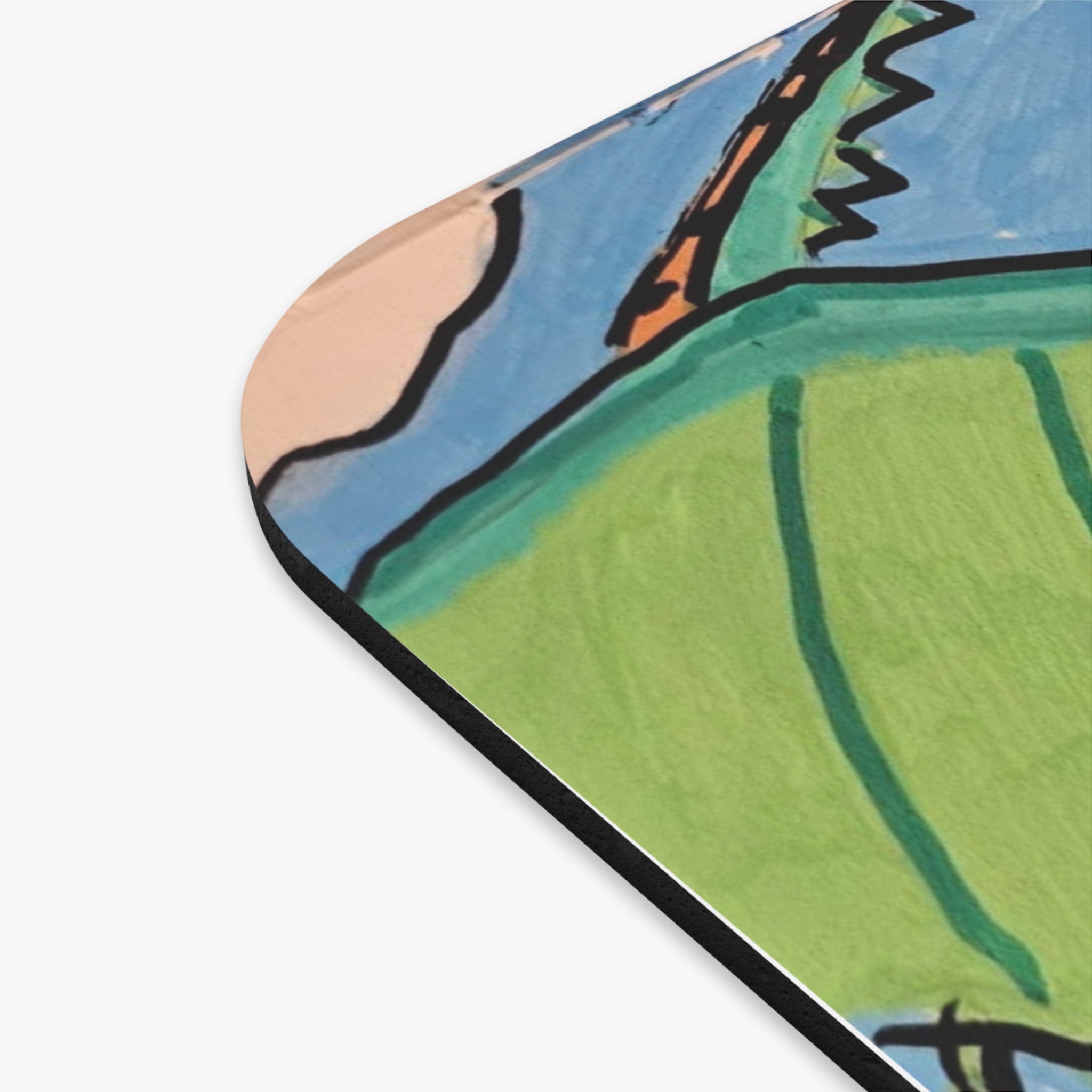 Dragon Landscape Mouse Pad — Epic Fantasy Dragon Desk Mat