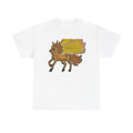 Golden Pegasus Graphic Tee — Mythical Horse Illustration T-Shirt