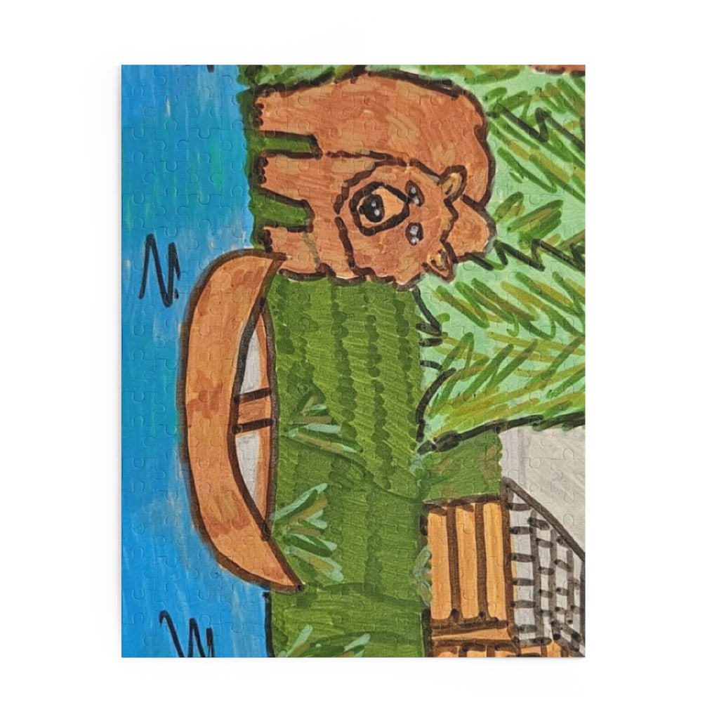 Whimsy Grr | Cabin Bear Puzzle (120, 252, 500-Piece)