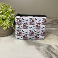 Mini Pouch - Halloween Fall - Ghost Book Tea Cup