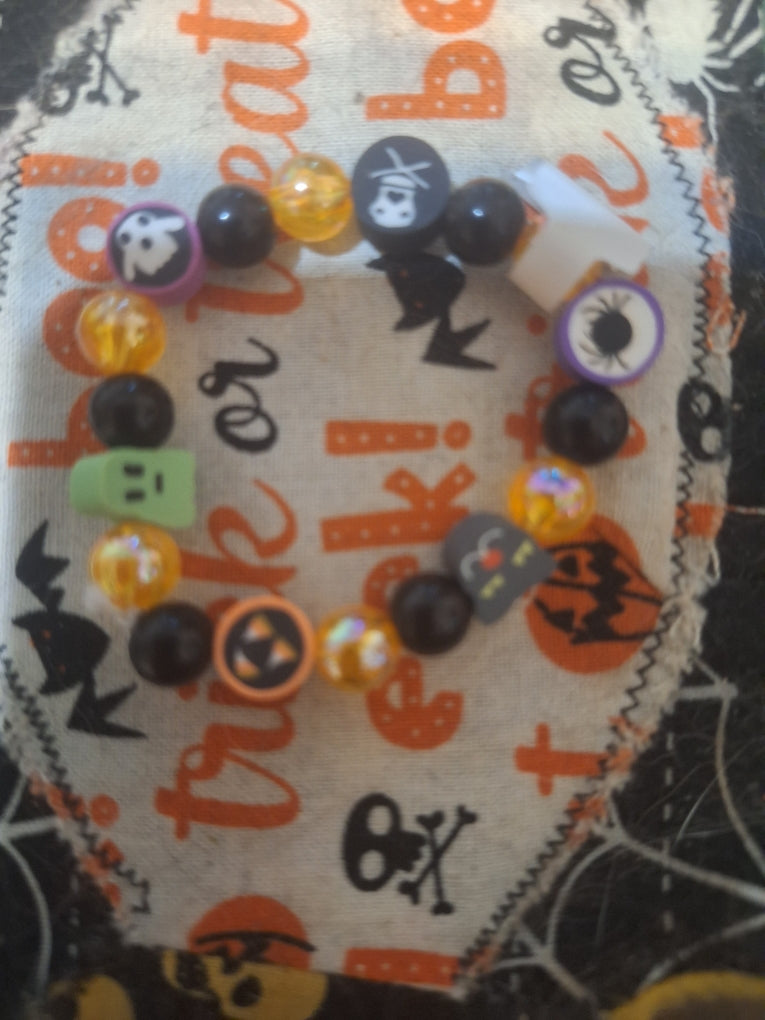Witch & Spider Halloween Bracelet — Handmade by Logan | 6 Inch