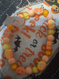 Pumpkin Patch Halloween Bracelet — Handmade by Logan | 8 Inch