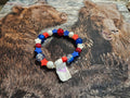4th of July bracelet