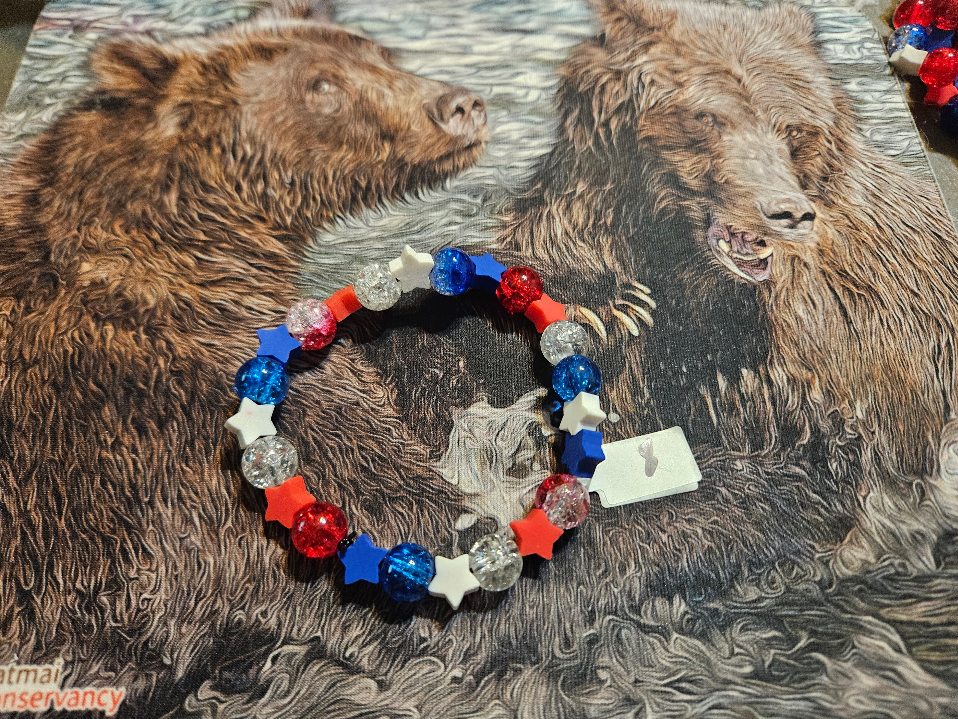 4th of July handmade bracelet